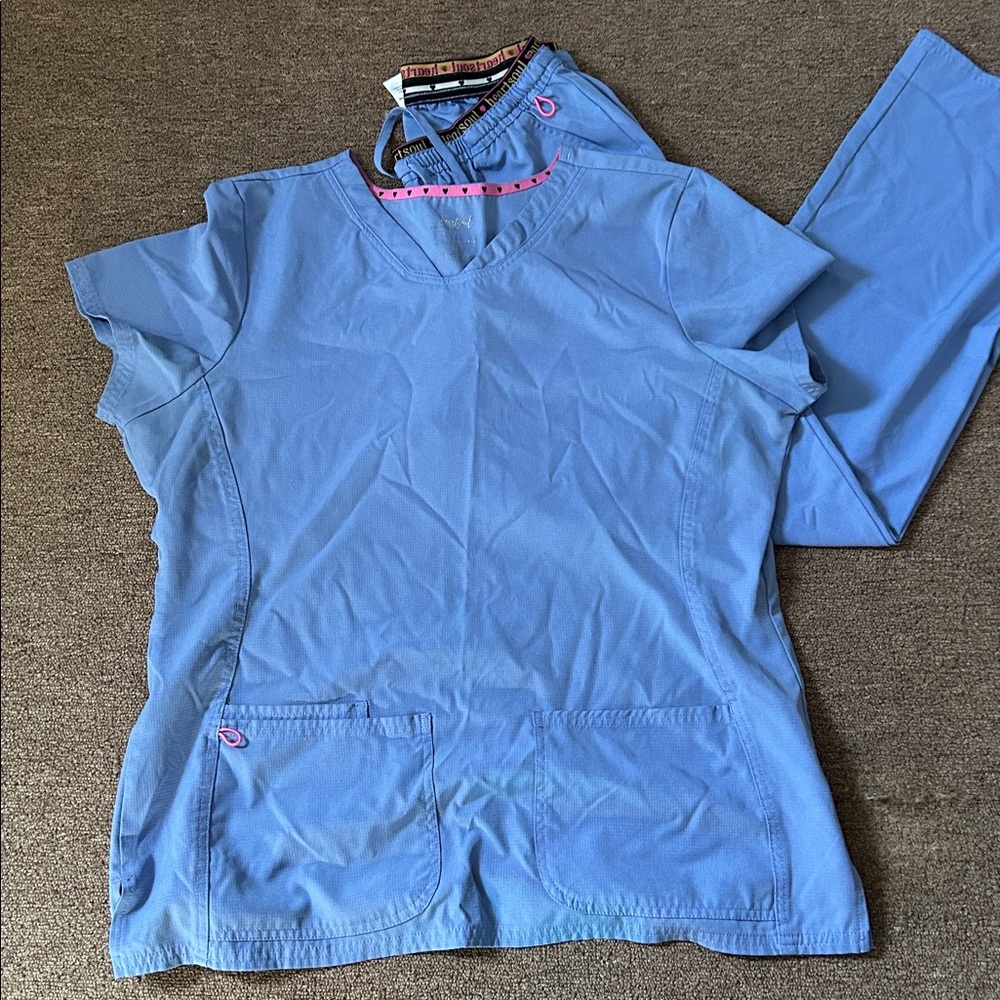 Blue Scrub Set